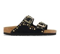 Birkenstock Arizona Rivet schmal Damen Sandalen rein schwarz - 39