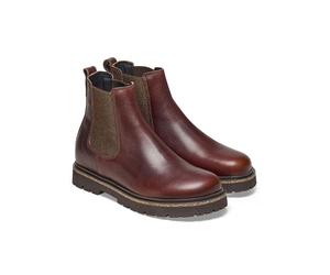 Birkenstock Leder-Chelsea-Boots "Highwood" in Braun - Weite S - Größe 37 | Stiefeletten