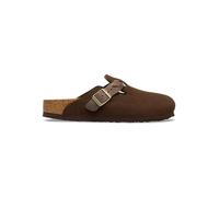 Birkenstock Leder-Clogs "Boston" in Braun - Größe 36 | Damen Pantoletten