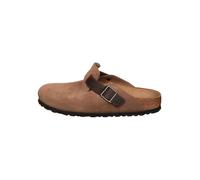 Birkenstock Leder-Clogs "Boston" in Braun - Größe 39 | Damen Pantoletten