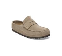 Birkenstock Naples Wrapped Suede Leather Narrow Holzschuhe