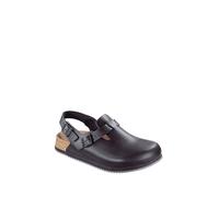 Birkenstock Clogs Tokio Super Grip Leder Schwarz Gr. 40