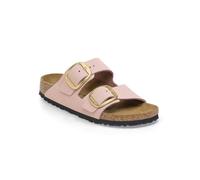 Birkenstock Leder-Pantoletten "Arizona Big Buckle" in Rosa - Größe 38 | Damen Pantoletten