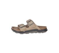 Birkenstock Leder-Pantoletten "Arizona" in Beige - Größe 40 | Damen Pantoletten