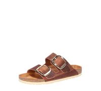 Birkenstock Damen Arizona Big Buckle Peeptoe Sandalen, Braun (antique brown), 38 EU