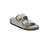 Birkenstock Damen Arizona Sandalen mit großer Schnalle Stone Coin Grau 37