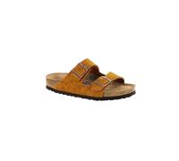 Birkenstock Damen Arizona SFB, Suede Leather FLIP Flops, Beige Mink Mink, 45 EU Schmal