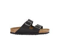 Birkenstock Leder-Pantoletten "Arizona" in Schwarz - Größe 38 | Damen Pantoletten