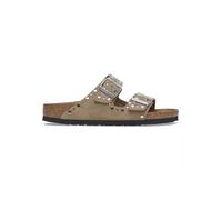 Birkenstock Arizona Rivets Suede Leather women Sandals & Slides grey in Größe:39