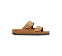 Birkenstock Leder-Pantoletten "Arizona SFB" in Hellbraun - Größe 37 | Damen Pantoletten