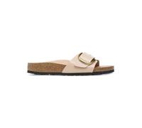 Birkenstock Leder-Pantoletten "Madrid Big Buckle" in Rosa - Größe 37 | Damen Pantoletten