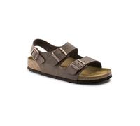 Birkenstock Leder-Sandalen "Milano" in Braun - Größe 46 | Damen Sandalen