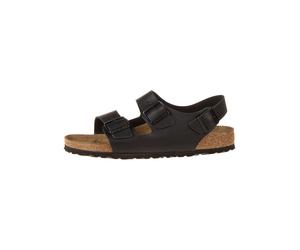 Birkenstock Leder-Sandalen "Milano" in Schwarz - Weite S - Größe 36 | Herrensandalen