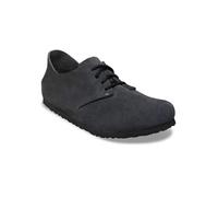 Birkenstock Leder-Schnürschuhe "Maine" in Anthrazit - Größe 40 | Damen Schnuerschuhe