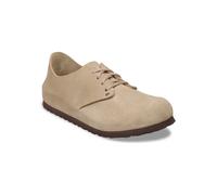 Birkenstock Leder-Schnürschuhe "Maine" in Beige - Größe 43 | Damen Schnuerschuhe