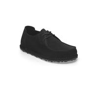 Birkenstock Leder-Schnürschuhe "Utti" in Schwarz - Größe 36 | Damen Schnuerschuhe