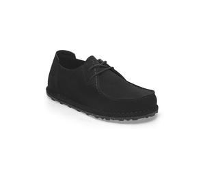 Birkenstock Leder-Schnürschuhe "Utti" in Schwarz - Größe 40 | Damen Schnuerschuhe