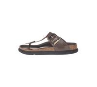 Birkenstock Leder-Zehentrenner "Gizeh" in Braun - Größe 40 | Damen Sandalen