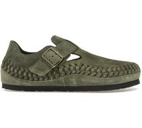 Birkenstock London Braided Shearling Kith Olive Night 44