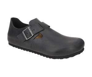 Birkenstock London BS Schuhe schwarz Schmal-Weit 166543 - Größe 43