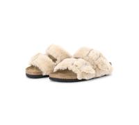 Birkenstock Low-Top Sneaker - Gefütterte Sandalen Arizona - Gr. 37 (EU) - in Beige - für Damen