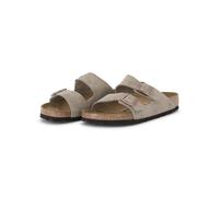 Birkenstock Low-Top Sneaker - Sandale Arizona aus Veloursleder - Gr. 44 (EU) - in Beige - für Damen