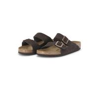 Birkenstock Low-Top Sneaker - Sandale Arizona aus Veloursleder - Gr. 44 (EU) - in Braun - für Damen