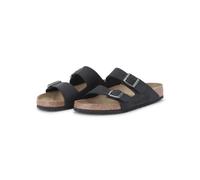 Birkenstock Low-Top Sneaker - Sandale Arizona Oiled Leather - Gr. 42 (EU) - in Schwarz - für Damen