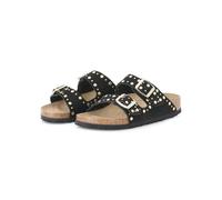 Birkenstock Low-Top Sneaker - Sandalen Arizona mit Nieten - Gr. 39 (EU) - in Schwarz - für Damen