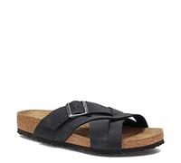 BIRKENSTOCK Lugano Desert Buck Black, Nubuck Leather Nero 44