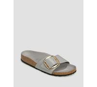 Birkenstock Madrid Bb Lena Hs Narrow Pantoletten In Grau 1029534-highshinestonecoin Grau 38