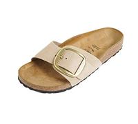 Birkenstock Madrid Big Buckle[Slipper] Tieffußbett bis 30 mm Gr.38, Beige