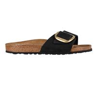 Birkenstock Madrid Big Buckle Lenb Pantoletten Schwarz 37