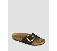 Birkenstock Madrid Big Buckle Lenb Narrow Pantoletten 1023373-black Schwarz 42