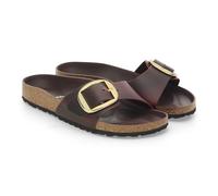 Birkenstock Madrid Big Buckle Natural Leather Oiled Zinfandel Schmale Weite Gr. 40