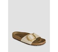 Birkenstock Madrid Birko-flor Narrow Pantoletten Für Damen In Beige 1015279-gpw Beige 39
