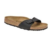 Birkenstock Classic Madrid Birko-Flor, Unisex-Erwachsene Pantoletten, Schwarz (Schwarz), 41 EU