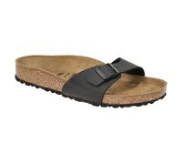Birkenstock - Pantoletten - Madrid Birko-Flor Black für Herren aus Leder - Größe 42 - schwarz schwarz 42