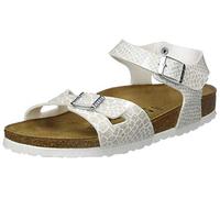 Birkenstock Mädchen Rio Eva Slingback Sandalen, Weiß (Noir Magic Snake White Noir Magic Snake White)