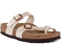 Birkenstock Mayari Birko-Flor Graceful Pearl White Schmale Weite Gr. 40