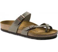 Birkenstock Mayari Birko-Flor Nubuck Sandalen grau - 39