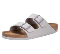 Birkenstock Mayari Damen-Flip-Flops aus Leder, Münze aus hellgrauem Stein, 41 EU