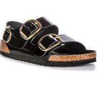 Birkenstock Milano Big Buck Damen Große Elegante Dornschließe Shine Sandalen