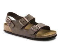 Birkenstock Riemchensandalen Milano Birko-Flor Schmal Braun (Mocca 650) Größe 43