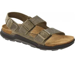 Birkenstock Milano CT Oiled Leather faded khaki - Größe 43