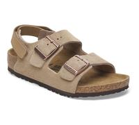 Birkenstock Milano Kids Suede Leather Boys taupe (250) Schmal 31