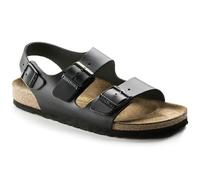 Birkenstock Milano Natural Leather Regular Black 45