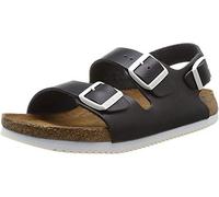Birkenstock Milano Sl - Sandalias para Hombre, Color Negro, Talla 35 EU Schmal