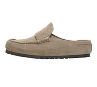 Birkenstock Naples Wrapped Suede Leather (Narrow Fit) Braun 42