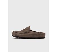 Birkenstock Naples Wrapped Suede Leather Braun 37